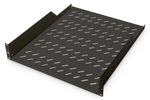 DIGITUS Fachboden 2HE 88x482x552mm bis  25KG schwarz