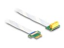 DELOCK Riser Karte PCI Express x1 St. zu 1 Slot FPC Kab.15cm