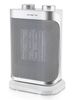 Emerio Keramikheizlüfter 1500W, Ventilation, Thermostat,silb