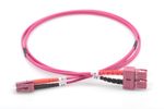 DIGITUS LWL Patchkabel LC -> SC 2.00m  Multimode Duplex OM4