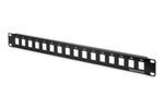 DIGITUS Patchpanel 1HE 16-Port      ungeschirmt schwarz