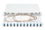 DIGITUS LWL Spleißbox 1HE bestückt 12x SC DX OS2 grau