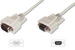 DIGITUS Datatransfer Verlängerungskabel,DSub9/St-DSub9/Bu,3m