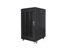 Lanberg FF01-6822-23B rack 22U Vrijstaande rek Zwart