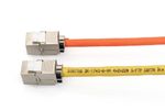 DIGITUS Keystone Jack Cat6a RJ45 -> LSA geschirmt 500MHz