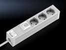 Rittal Steckdosenleiste 48,3cm 3fach mit Schalter 230V/16A