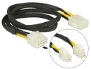 DELOCK Stromkabel 8pin EPS -> 8pin EPS St/Bu 0.44m