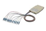 DIGITUS Spleißkassette m.12 Pigtails,vormontiert,LC(APC),OS2