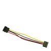 Inter-Tech Adapter 1x Molex -> 1x SATA Power 0,15m