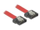 DELOCK SATA-Kabel SATA III -> SATA St/St 0.3m FLEXI rot