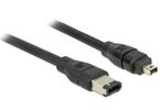 DELOCK FireWire-Kabel FW400 4pin -> FW400 6pin St/St 3,00m retail