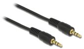 DELOCK Klinkekabel 3,5mm -> 3,5mm St/St 2.50m schwarz