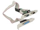 DeLOCK 89556 interfacekaart/-adapter Intern Parallel, Serie