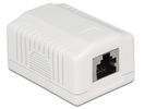 DELOCK Anschlussdose 1Port Cat.6A LSA