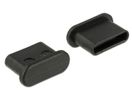 DELOCK Staubschutz USB TypC-Buchse o. Griff schwarz 10 St