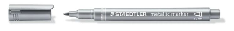 Staedtler 8323 viltstift Zilver 1 stuk(s)