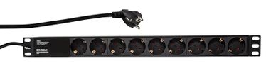 Logilink Steckdosenleiste 19" 9fach ohne An/Aus Schalter