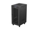 Lanberg FF01-6824-23BL rack 24U Vrijstaande rek Zwart