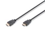 DIGITUS HDMI Anschlusskabel High Speed mit Ethernet 2m schw.