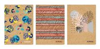 Herlitz NB A6/80 kariert Kraftpapier Cover M.s