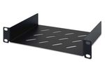 DIGITUS Fachboden 1HE 254mm (10"), schwarz