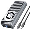 GRAUGEAR externes Gehäuse USB-C M.2 NVMe mit Lüfter 20Gbit