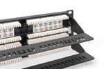 DIGITUS Patchpanel 2HE 48-Port Cat6 ungeschirmt schwarz