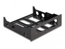 DELOCK Einbaurahmen 5,25" für 3,5" Gerät Kunststoff s
