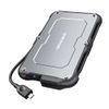 GRAUGEAR G-2502-C-10G behuizing voor opslagstations HDD-/SSD-behuizing Zwart, Staal 2.5"