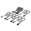 CORSAIR DC Cable Starter Kit, Individually Sleeved, Wh/Bl.