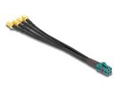 DELOCK Kabel mini FAKRA Z Buchse quad zu 4 x SMA Buchse TypA