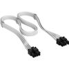 CORSAIR Cable PCIe 8-pin (6+2 split), 650mm, White
