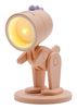 RealPower LED-Tier Taschenlampe Pink dino mit Sockel