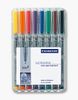 STAEDTLER Folienstift Lumocolor F nonperm 8St