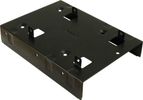 Inter-Tech Einbaurahmen 3.5" auf 2x2.5"