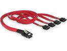 DELOCK SAS Kabel Mini SAS 36Pin -> 4x Sata 7Pin 0.50m