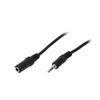 Logilink AudioVerl. 1x 3,5mm -> 1x 3,5mm St/Bu  3.00m bk