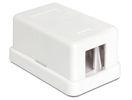 DELOCK Keystone Leergehäuse 1-Port