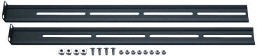 aixcase Montageschienen für 19" Tastaturschubladen schwarz
