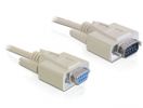 DELOCK Seriell-Verl. D-Sub9 -> D-Sub9 St/Bu 3.00m grau
