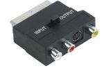 Schwaiger Scart-Adapter IN/OUT schaltbar Schwarz