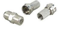 Schwaiger F-Verbinder 3 Stk 7,0mm Silber für Koaxialkabel