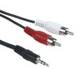 Schwaiger Adapterkabel Stereo 3,5mm Ste -> 2x Cinch Ste 1,5m