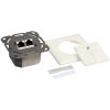 Logilink Cat.6 Anschlussdose, 2x RJ45, reinweiss, waagerecht