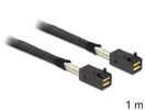 DELOCK SAS Kabel Mini SAS HD -> Mini SAS HD St/St 1.00m