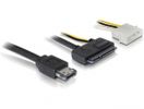 eSATA-Kabel Delock eSATAp -> SATA 22pin + 3,5" HDD 1.00m