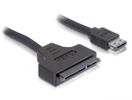 DELOCK SATA-Kabel SATA 22pin -> eSATApd St/St 0.50m