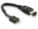 DELOCK FireWire-Kabel FW400 6Pin -> Pfostenstecker St