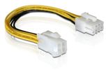 DELOCK Stromkabel 8pin EPS -> 4pin ATX St/Bu 0.15m