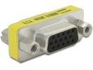 DELOCK VGA Adapter D-Sub15 -> D-Sub15 Bu/Bu